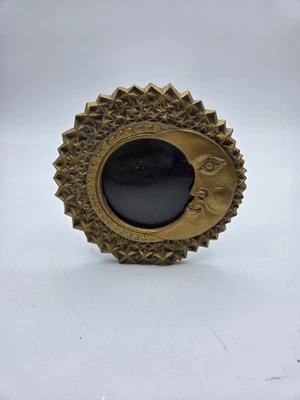 Pier 1 Moon & Stars Picture Frame Gold 5” - Image 1 of 4