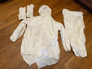 USGI Artic Large Snow Camouflage Parka Trousers And Mitten Covers Excellent - Picture 1 of 6