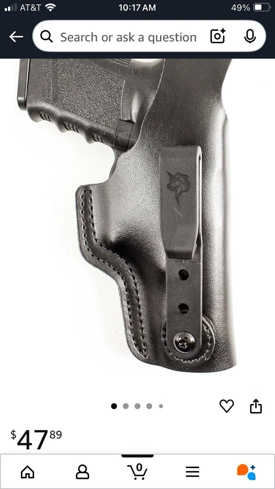 Funda DeSantis Dual Carry II dentro de la cintura para mano derecha 033BA8BZ0 Foto 1 de 2