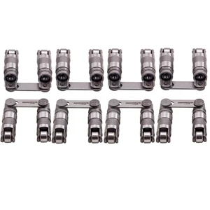 Elevadores de rodillos hidráulicos para Ford Small Block SBF 302 289 221 400 con barra de enlace - Imagen 1 de 12