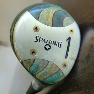 Vintage Spalding Par-Flite 1 Holz Driver Golfschläger RH Steif Stahl Damen 42,5" - Bild 1 von 10