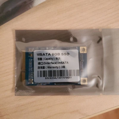 New Silicon Motion msata 8gb sata Drive sm2244lt-2ch-4bga152 rev 1 Never Used - Image 1 of 4