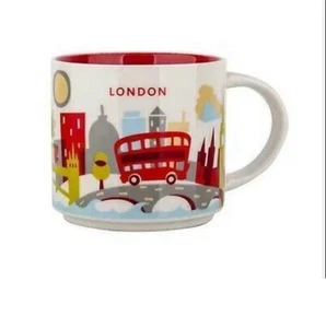 Starbucks London "You Are Here" Collection Collector's Edition Mugs 414ml EUC - Picture 1 of 2