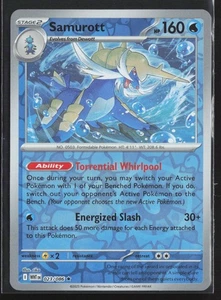 023/086 Samurott - SV White Flare Reverse Holo NM Pokemon - Picture 1 of 2
