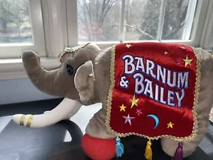 Ringling Bros Barnum & Bailey Circus Elephant Plush LARGE 20” X 9” - Picture 1 of 9