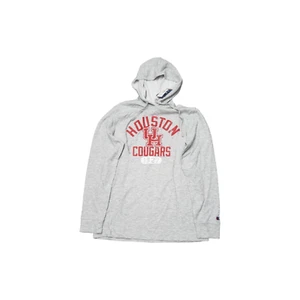 Houston Cougars NCAA Men's Champion Thermal Pullover Hoodie Gray Size L - Picture 1 of 7