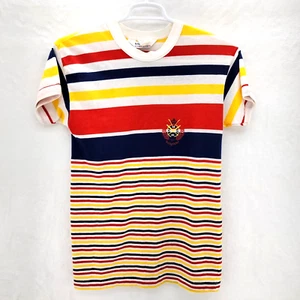 Vintage KNITPICKS Striped T Shirt USA Made Size Small S - Picture 1 of 8