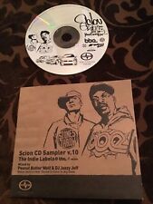 Scion CD Sampler V.10 The Indie Labels Peanut Butter Wolf DJ Jazzy Jeff CD 