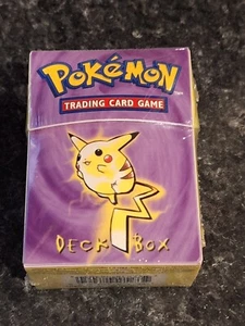 1999 Zap! Pokemon Deck Box mit Sleeves Pikachu & Mewtwo Sealed / Neu! - Bild 1 von 6