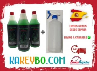 PACK 3 LIMPIADOR EXTREMO ULTRA NICEGREEN 3 Litros 100% ORIGINAL + PULVERIZADOR