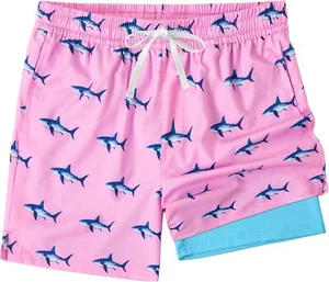 Men's Quick Dry Swim Trunks 2-in-1 Compression Liner Beach Shorts with Pockets - Picture 1 of 20