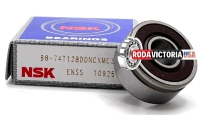 NSK JAPÓN Nippon Seiko B8 -74 T 12 BDDNCXMC 3E TALLA PROFUNDA BOLA FILA ÚNICA 8x22x11mm Foto 1 de 4