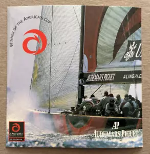 2003 ALINGHI Sailing 31° VINCITORE COPPA AMERICANA foto sponsor Audemars Piguet 5x5 - Foto 1 di 2