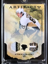 2010/11 UD ARTIFACTS PATCH/TAG PATCH SIDNEY CROSBY CARD 1/5