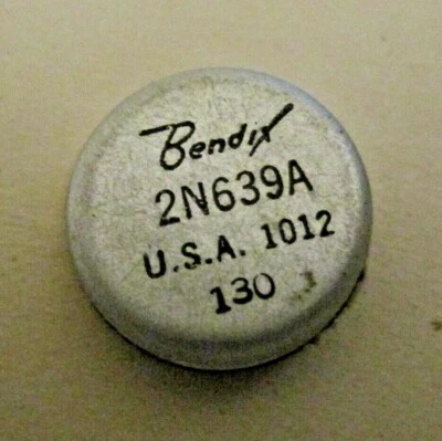 Vintage BENDIX 2N639A PNP Germanium High Power Transistor NOS - Image 1 of 4