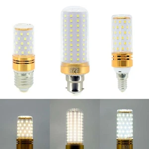 LED Corn Bulbs E14 E27 Screw/B22 Bayonet 12W 16W 20W High Powered Light - Picture 1 of 20