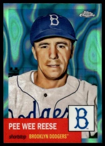 2022 Topps Chrome Platinum Aqua Lava Pee Wee Reese /299 Brooklyn Dodgers #341 - Picture 1 of 2