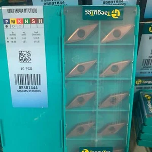 10pcs New TaeguTec Cermet Inserts VBMT160404-MT VBMT160404 MT CT3000 - Picture 1 of 2