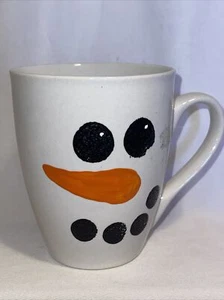 Taza muñeco de nieve nariz de zanahoria real Norfolk novedad invierno café té ponche de huevo - Imagen 1 de 5