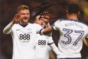 PRESTON: TOM BARKHUIZEN SIGNED 6x4 ACTION PHOTO+COA - Picture 1 of 1