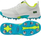 2025 Gunn & Moore Unisex Aion Spike Cricket Shoes WHITE - Free P&P
