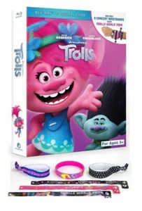Trolls Blu-Ray + Digital w/ 6 Concert Wristbands Target Exclusive Sealed NEW - Picture 1 of 3