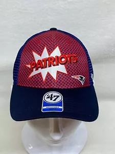New England Patriots Comic Hat Cap Children Kids Brand 47 Clean Up Adjustable - Picture 1 of 7