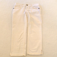 Rewind Jean Shorts Women's Denim Bermuda White Capri Style Size 5