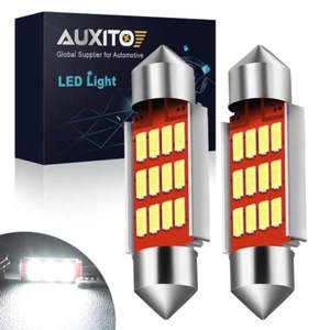 2x 6418 C5W 36MM Festoon LED License Plate Tag Light Bulb 6000K Bright White EXA - Picture 1 of 8