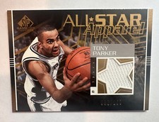Tony Parker - 2003-04 Upper Deck SP Game Used All-Star Apparel Jersey /100 SSP