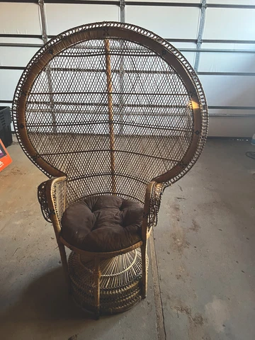 1970 Ratton Peacock Chair Cover
