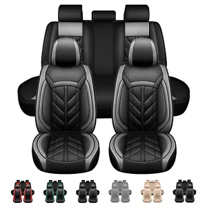 Fit For Nissan Rogue Altima Car Seat Covers Front Rear Seat Protector Waterproof - Foto 1 di 19
