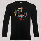 Cage The Elephant Thank You Men's Long Sleeve Black T-Shirt Size S to 3XL