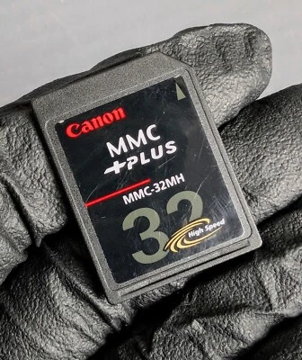 TESTED Canon 32MB MMC PLUS Card OEM MMC-32MH - Image 1 of 3