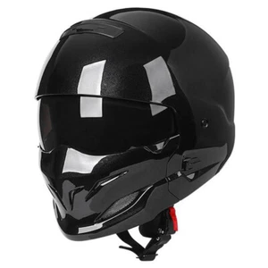 Open Face Full face Helmet Motorcycle Modular for Street Bike Cruiser Scooter - Picture 1 of 15