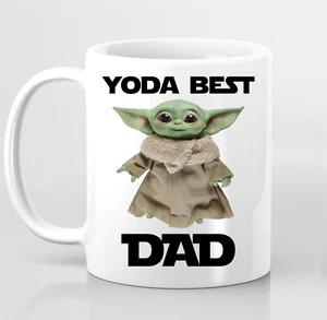 Baby Yoda Becher Bester Vater Star Wars Grogu Daddy Großvater Väter Tagstasse Mandalorianisch - Bild 1 von 1