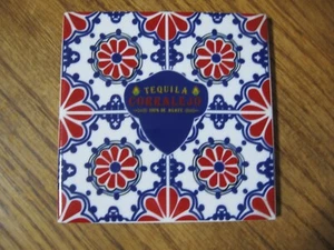 Vintage CORRALEJO TEQUILA Fliese 4x4 Fliese/Untersetzer - Bild 1 von 2