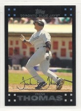 2007 Topps Baseball - #305 - Frank Thomas - Toronto Blue Jays
