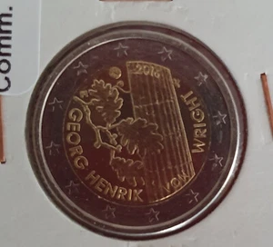 2 EUROS COMMEMORATIVE FINLANDE 2016 - 100  ANS DE LA NAISSANCE DE H VON WRIGHT - Imagen 1 de 2