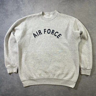 Vintage Air Force Sweatshirt Mens Medium Crewneck Pullover Distressed - Image 1 of 4