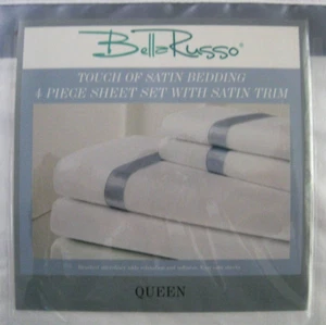 Queen Size Bella Russo Microfiber Bed Sheet Set n.i.p FREE SHIPPING - Picture 1 of 2