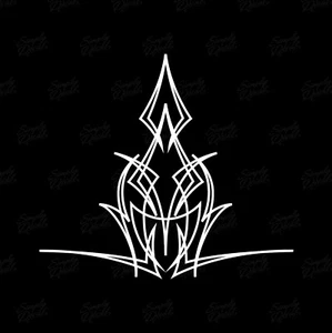 Hot Rod Pinstripe Decal - Vinyl Pinstripe Scrolls for Car Truck and Motorcycle - Picture 1 of 5