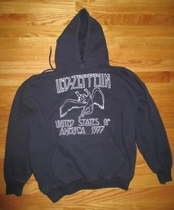 1977 LED ZEPPELIN Swan Song UNITED STATES of AMERICA Tour (XL) Sweatshirt - Picture 1 of 3