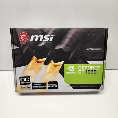 MSI GT 1030 2GB GDDR5 Low-ProfileSilent GPU - Open Box - Image 1 of 4