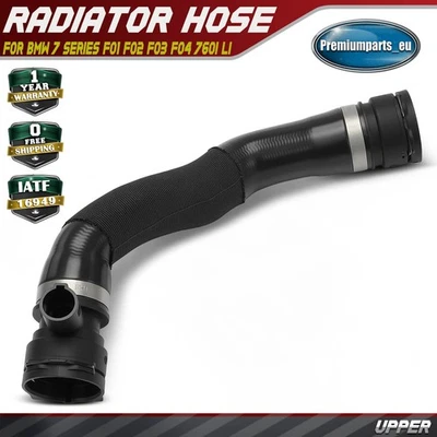 Radiator Hose Upper for BMW 7 Series	F01 F02 F03 F04 760i Li 09-15 17127591089 - Image 1 of 4