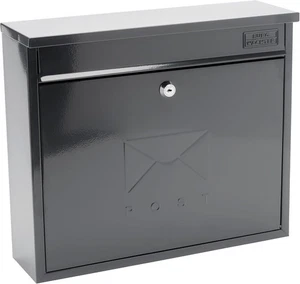 Burg Wachter MB02A Anthracite Elegance Wall Mounted Galvanised Steel Lockable - Picture 1 of 4