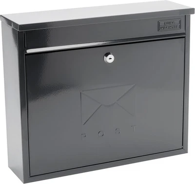Burg Wachter MB02A Anthracite Elegance Wall Mounted Galvanised Steel Lockable - Image 1 of 4