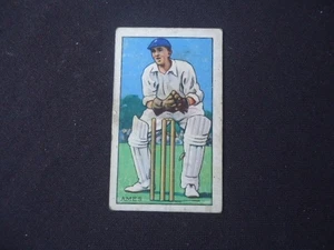 1935 Gallaher Champions Park Drive Cigarette cricket Card L. E. G Ames - Bild 1 von 2