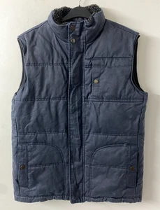 Fat Face Men's Padded Gilet / Bodywarmer Navy Blue - Small - Picture 1 of 9