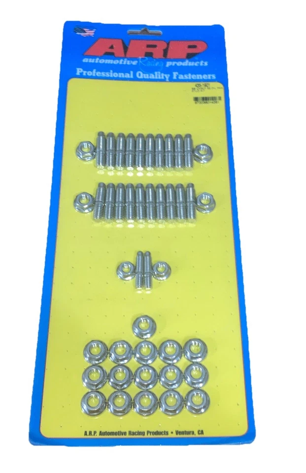 Kit de pernos de cárter de aceite de acero inoxidable pulido ARP 435-1901 para Chevy Big Block Foto 1 de 3